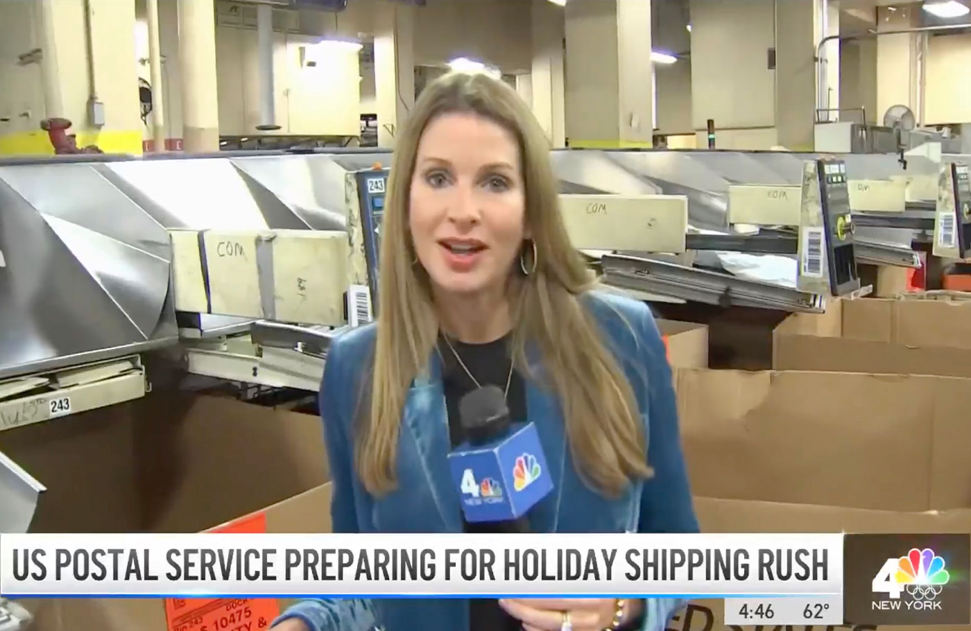 Jen Maxfield reports: U.S. Postal Service Prepares for Holiday Shipping Rush